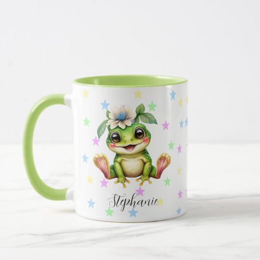 Mug Cute Frog Whimsical (Gauche)