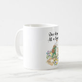 Mug Cute Frog with Backpack One Step at a Time (Devant gauche)