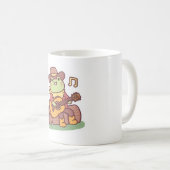 Mug Cute Frog With Cowboy Hat and Guitar (Devant droit)