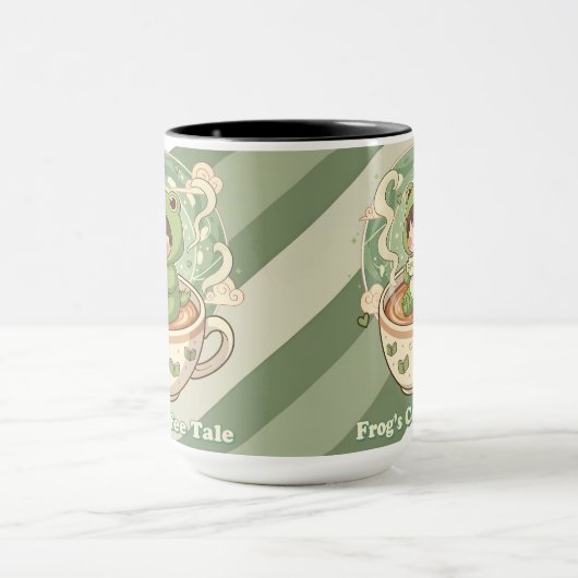 Mug Cute Froggy Coffee Tale Design (Centre)