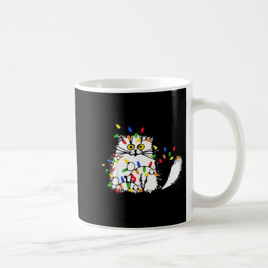 Mug Cute Funny Animal Lover Cat Christmas  (Droite)