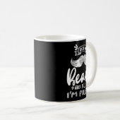 Mug Cute Funny Beard Quote Gift For Bearded Men And Lo (Devant droit)