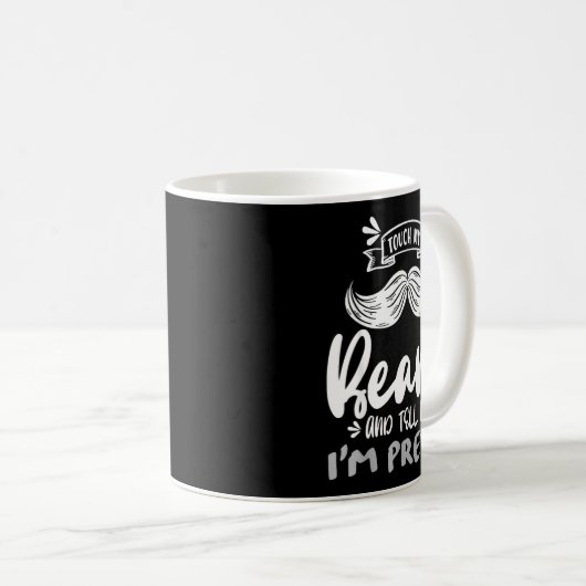Mug Cute Funny Beard Quote Gift For Bearded Men And Lo (Devant droit)
