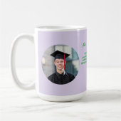 Mug Cute Funny Frog Message photo Graduation Cadeau (Gauche)