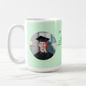 Mug Cute Funny Frog Message photo Graduation Cadeau (Gauche)