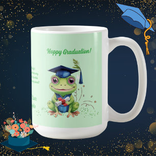 Mug Cute Funny Frog Message photo Graduation Cadeau