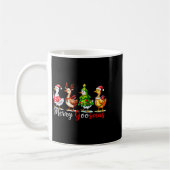 Mug Cute Funny Merry Goosmas Silly Goose Reindeer Hot (Gauche)
