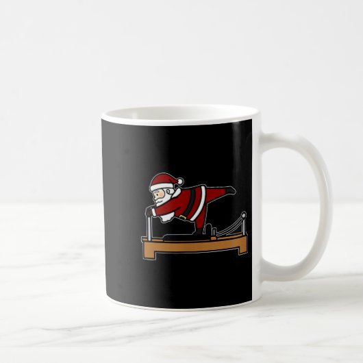 Mug Cute Funny Mery Christmas Lates Santa Claus Perfom (Droite)