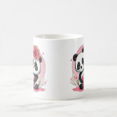 Mug Cute Funny Panda Couple de Valentine (Centre)