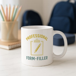 Mug Cute & Funny Parent Mug; Forme de remplissage prof