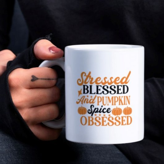 Mug Cute Funny saison Citrouille de chute épice café