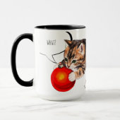 Mug Cute Funny Stay Outta the Christmas Tree Kitten (Gauche)