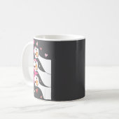 Mug Cute Funny Valentine Silly Gooses Heart Love Match (Devant gauche)