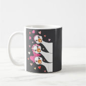 Mug Cute Funny Valentine Silly Gooses Heart Love Match (Gauche)