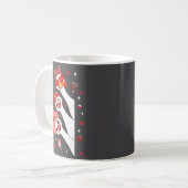 Mug Cute Funny Valentine Silly Gooses Heart Love Match (Devant gauche)