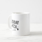 Mug Cute Funny Witch Witchy Birthday Witches Happy Wom (Devant gauche)