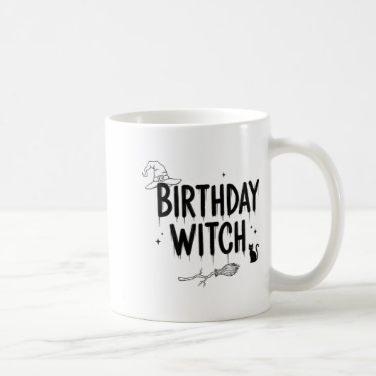 Mug Cute Funny Witch Witchy Birthday Witches Happy Wom (Droite)