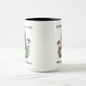 Mug Cute Funny Yoga Chat Floral Serenity Café Lover (Centre)