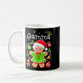 Mug Cute Gamma Gingerbread Family Matching Christmas C (Gauche)