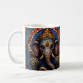 Mug Cute Garnesh Dieu Bleu Mosaïque Vitre (Gauche)