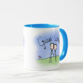 Mug Cute Gay Couple Devinez Quoi (Devant droit)