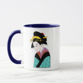 Mug Cute Geisha Art japonais (Gauche)