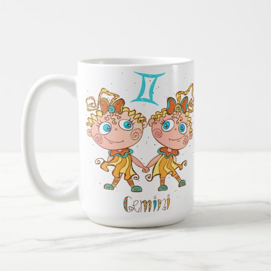 Mug Cute Gemini Twins (Gauche)