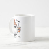 Mug Cute Ghost Boire Café Halloween Ghost Café (Devant gauche)