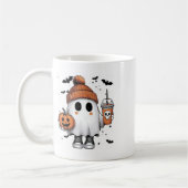 Mug Cute Ghost Boire Café Halloween Ghost Café (Gauche)