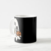 Mug Cute Ghost Cat Iced Café Saison Éffrayante Hallowe (Devant gauche)