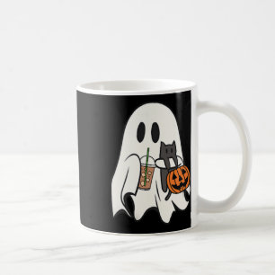Mug Cute Ghost Cat Iced Café Saison Éffrayante Hallowe
