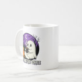 Mug Cute Ghost Coffee Lover Conception du camping (Devant gauche)