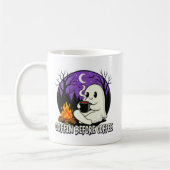 Mug Cute Ghost Coffee Lover Conception du camping (Gauche)
