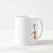 Mug Cute Giraffe drawing, safari animals (Devant droit)