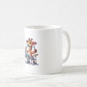 Mug Cute Giraffe Jouer Drums Giraffes Drummer Musique (Devant droit)