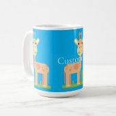Mug Cute Giraffe Munching Thunder_Cove (Devant gauche)