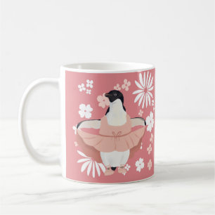 Mug Cute Girl Ballerina Penguin