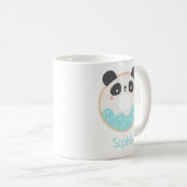 Mug Cute Girl Kawaii Panda Ours Nom du beigne (Devant droit)