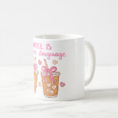 Mug Cute Girly Coffee Lover (Devant droit)