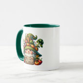 Mug Cute gnome bienvenue jardin party ajouter nom (Devant gauche)