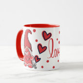 Mug Cute Gnome Couple Love Valentine's (Devant gauche)