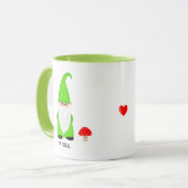 Mug Cute Gnome habillé en vert (Devant gauche)