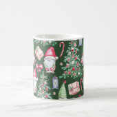 Mug Cute Gnome Watercolor Christmas Pattern (Centre)