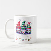Mug Cute Gnomes Merry Christmas Light Family Gnome Xma (Gauche)