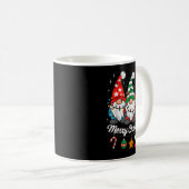 Mug Cute Gnomes Merry Christmas Light Family Gnome Xma (Devant droit)