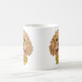 Mug Cute Goldendoodle Dog Sunglasses Oranges (Centre)