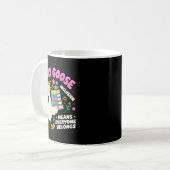 Mug Cute Goose Inclusion Everyone Belongs Teacher Gift (Devant gauche)
