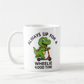 Mug Cute Green Dinosaur (Gauche)