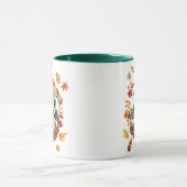 Mug Cute Green Dragon “Autism Awesome Autumn” Design  (Centre)
