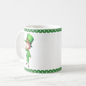 Mug Cute Green Leprechaun (Devant gauche)